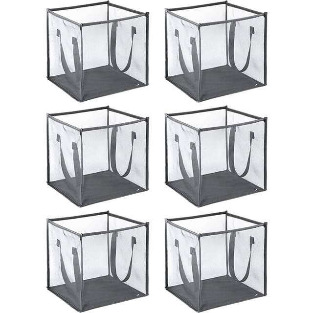 Small Laundry Baskets with Handles, Gray