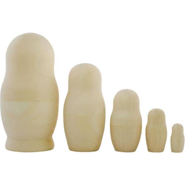 Unpainted Russian Nesting Dolls Diy Blank Nesting Dolls Unfinished Nesting Doll Kit Matryoshka Nest
