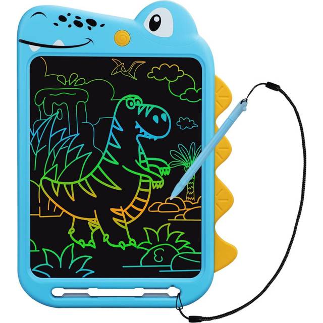 LCD children's writing board, 10 inch color drawing board, dinosaur toy drawing board gift, suitable for 3-year-old boys and girls