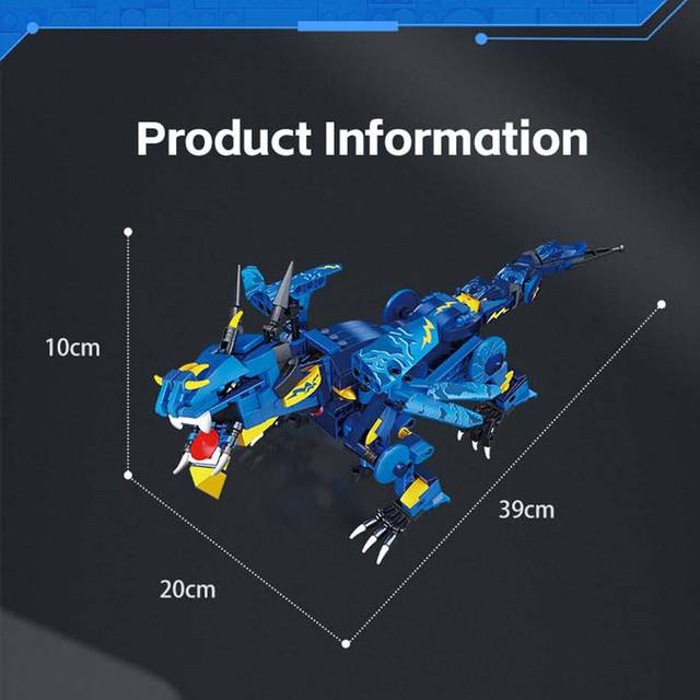 (13147) Mould King 13147 Creative Dragon Robot Control Toys Rc Motorized Sky Dragon Model Building Blocks Brick Christmas Gifts For Kids