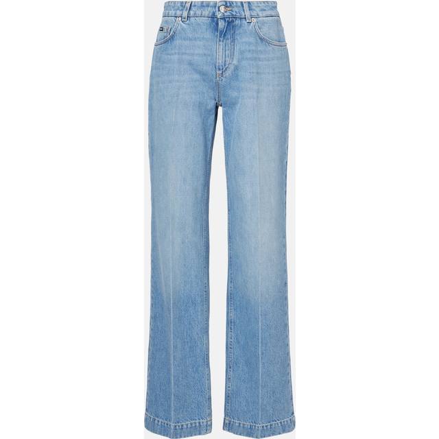 Dolce & Gabbana, Straight Jeans, female, Blue, XS, Jeans with straight legs