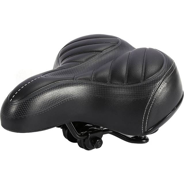 Bike Saddle City Bike Saddle Ultra Soft Cushion Thicker Mountain Bike Bicycle Matte Black Seat