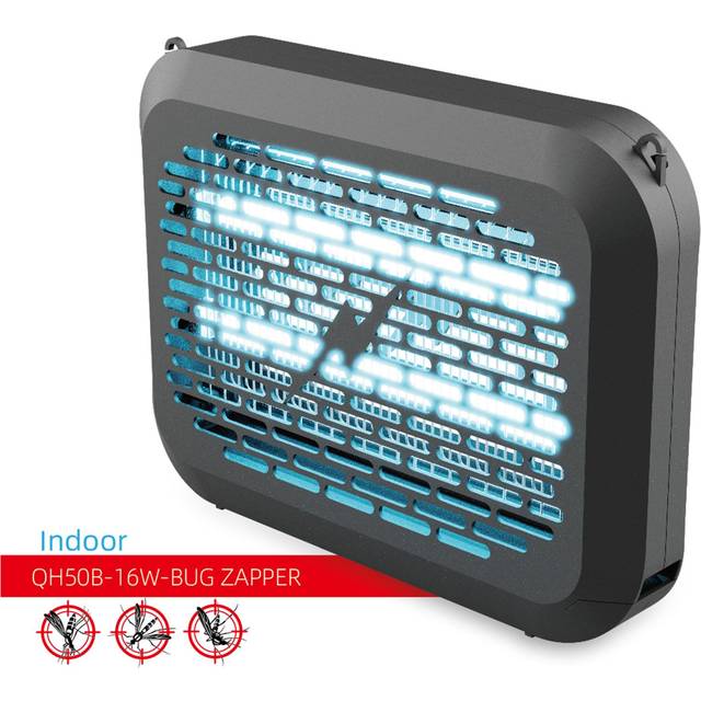 Electric Mosquito Killer Lamp Home UV Light Mosquito Trap Silent Household Mosquito Killing Lamp US Plug svart