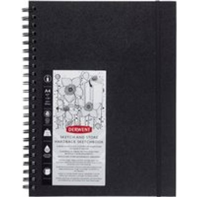 Derwent Sketch and Store Black A4 Sketch Book 56 Sheets