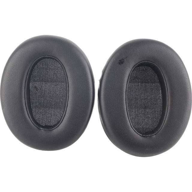 Ear Cushions Replacement Soft Protein Leather Noise Isolation Foam Thickened Ear Pads for WH XB910N black