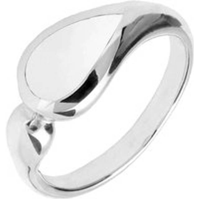 Sterling Silver Bauxite Toscana Offset Teardrop Ring