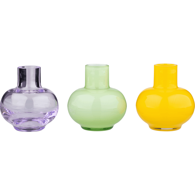 Marimekko Mini vas 3 delar Pale green-lemon-amethyst - Lila