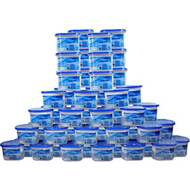 Dehumidifier Pack of 48x 500ml Prevent Mould & Mildew, Eliminating Musty Odor, Remove Dampness, Absorb Excess Mositure in Home, Kitchen, Bathroom,