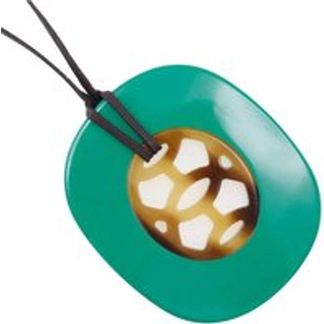 Preloved Collier de Chien Pendant Necklace Green Resin Women - One Size