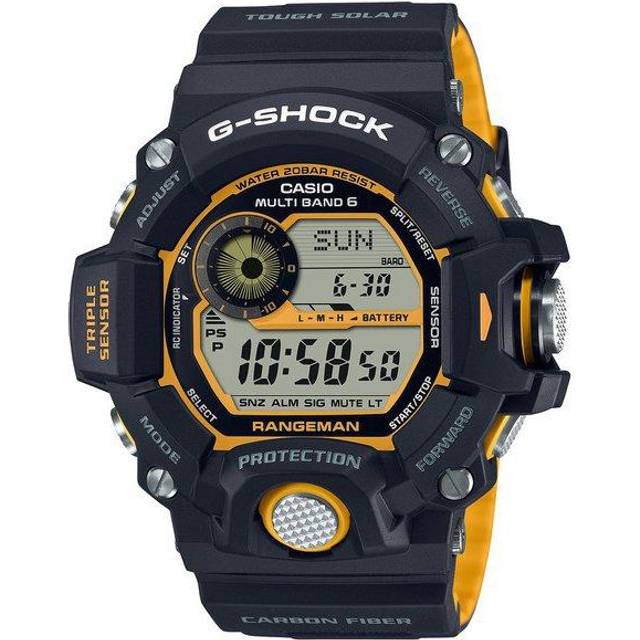 CASIO Men's G-SHOCK GW-9400YJ-1JF [G-SHOCK MASTER OF G(Rangeman)] Round Watch Black Resin Digital