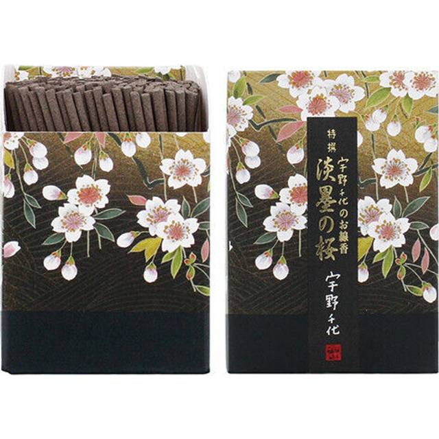 Uno Chiyo Specially Selected Light Ink Cherry Nippon Made in Cherry Blossom Low Smoke Incense, Blossom, Mini, Approx. 70g, Incense, Kodo, Japan,