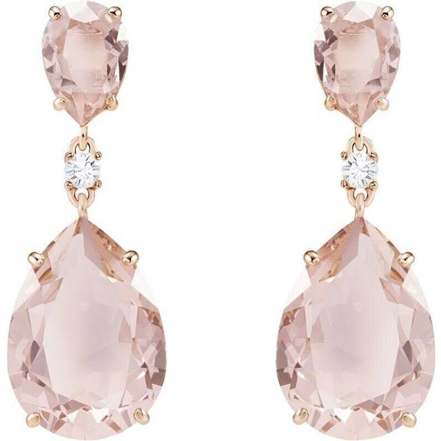 Genuine swarovski vintage earrings, rose gold plated 5424361