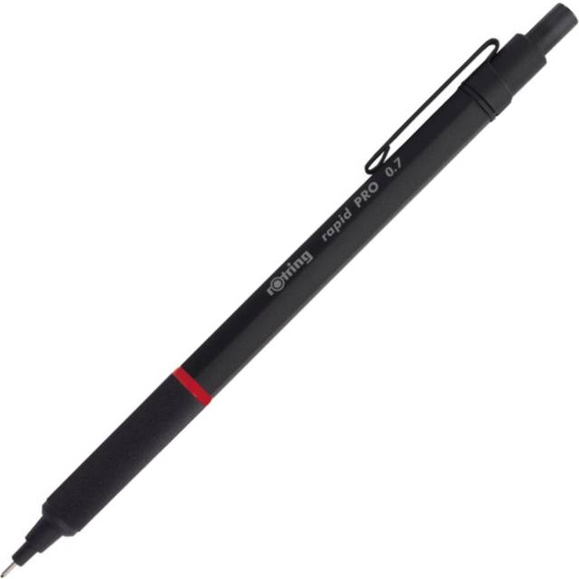 rOtring 1904257 Rapid PRO Mechanical Pencil, 0.7 mm, Matte Black
