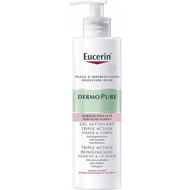 Eucerin dermopure triple action cleansing gel 400 ml