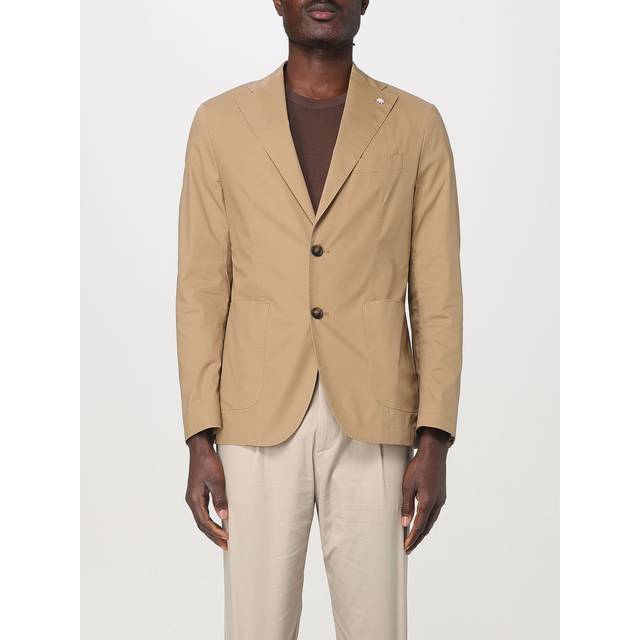 Manuel Ritz, Jacka, Herr, 3Xl, Bomull, Beige Bomullsblazer Elegant Stil - beige (3XL)