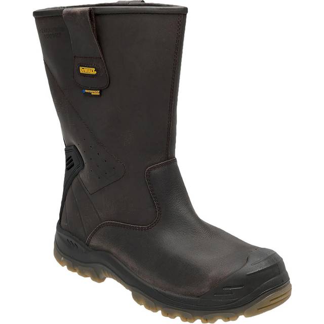 Mens dewalt tungsten s3 pull on steel toe/midsole rigger boots sizes 7 to 13