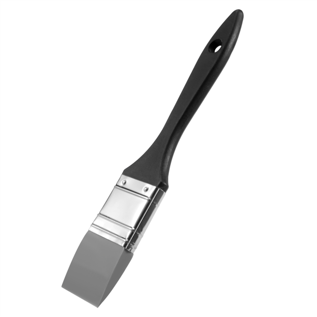 Silicone Color Shaper Brush Wide Firm Flat Paint Flexible Acrylic and Water Based Painting Tool, 1 Inches