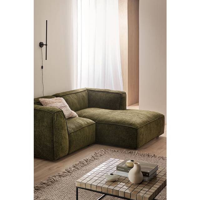 Ellos Home - Soffa Belgo 2-sits med högerställd schäslong - Grön