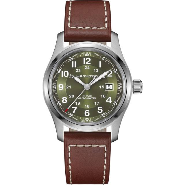 Khaki Field Auto 42mm Unisex Watch Green