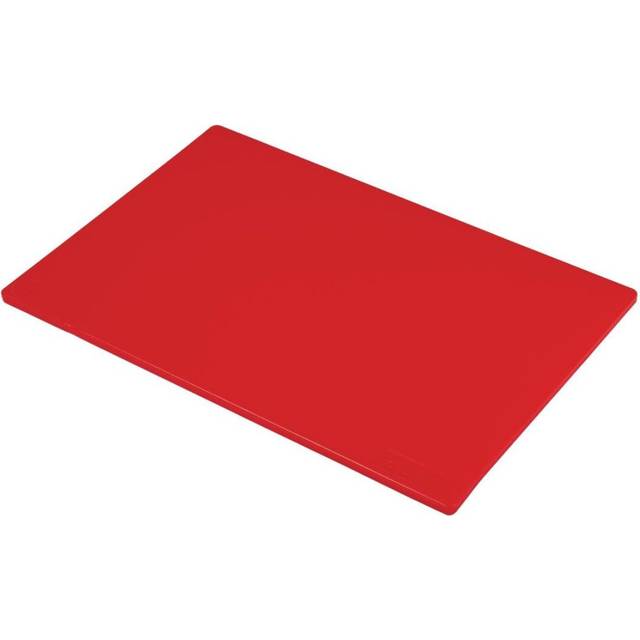 Hygiplas LDPE Chopping Board, Red Colour Coded - Raw Meat Prep, Standard Size: 12(H) x 450(W) x 300(L)mm, Low Density Polyethylene, Non-Porous
