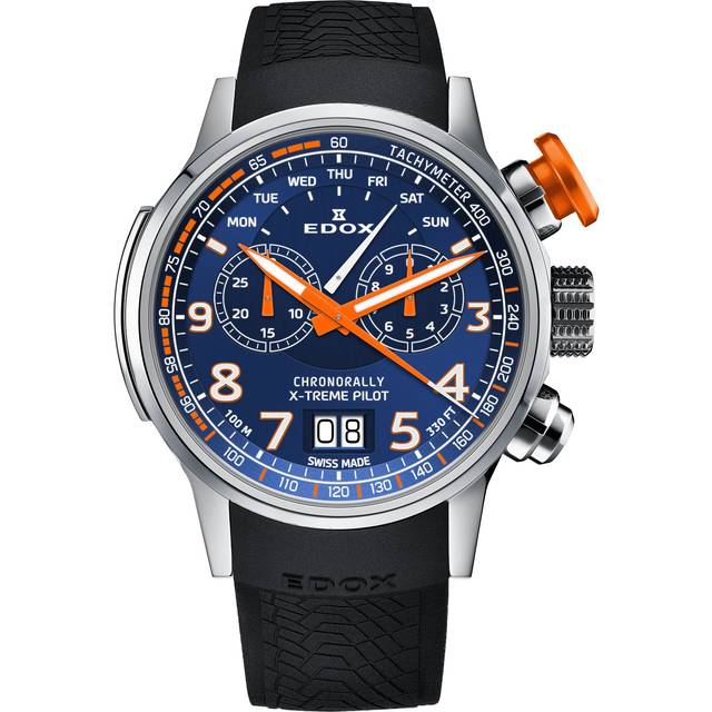 Edox Chronorally Quartz Chronograph Titanium