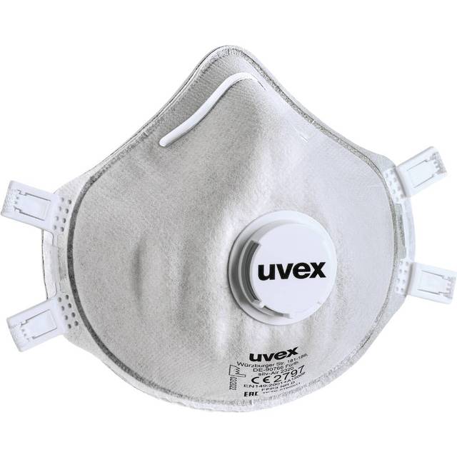 uvex uvex silv-Air class.2320 8762320 Dammskyddsmask med ventil FFP3 15 st EN 149:2001 + A1:2009 DIN 149:2001 + A1:2009