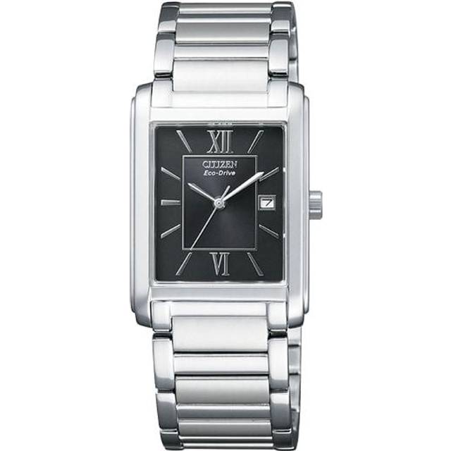 Citizen Men's FRA59-2431 ( Watch FORMA Eco-Drive Men's) Rectangular Watch Silver Stainless Analog