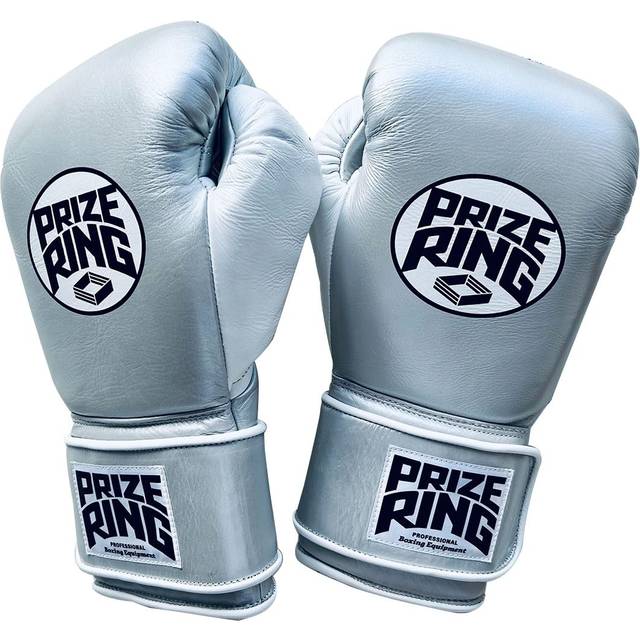 PRIZE RING Boxing Gloves Silver 14oz “Professional SX” silver