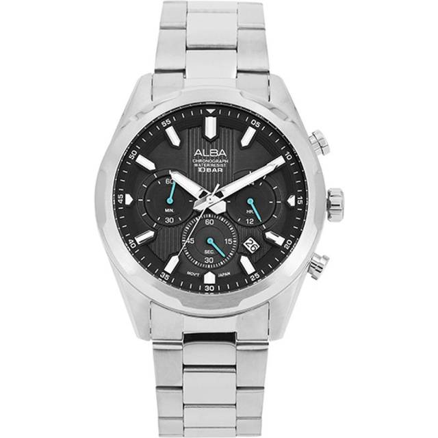 Seiko Alba At3j93x1 Chronograph Men S Metal Watch AT3J93X1