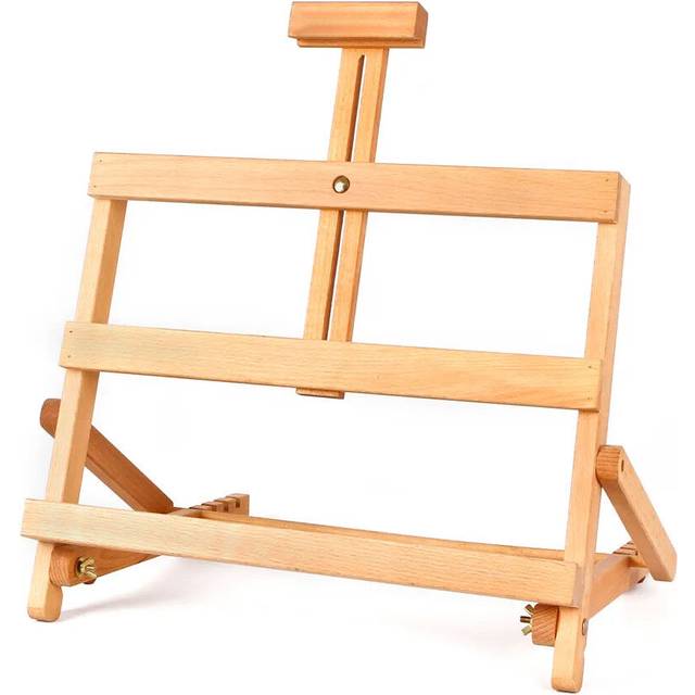 Kielder wooden book stand table top painting drawing artist easel a3
