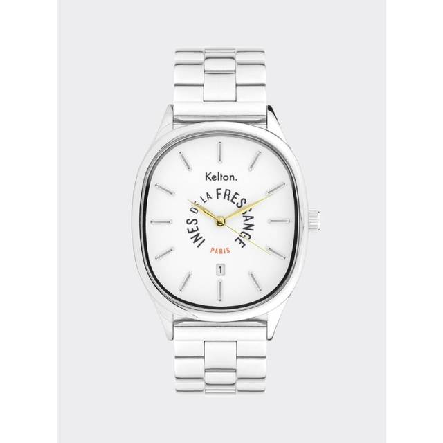 Ines de la Fressange Paris, Accessoarer, Dam, ONE Size, Stor Colorama silverklocka