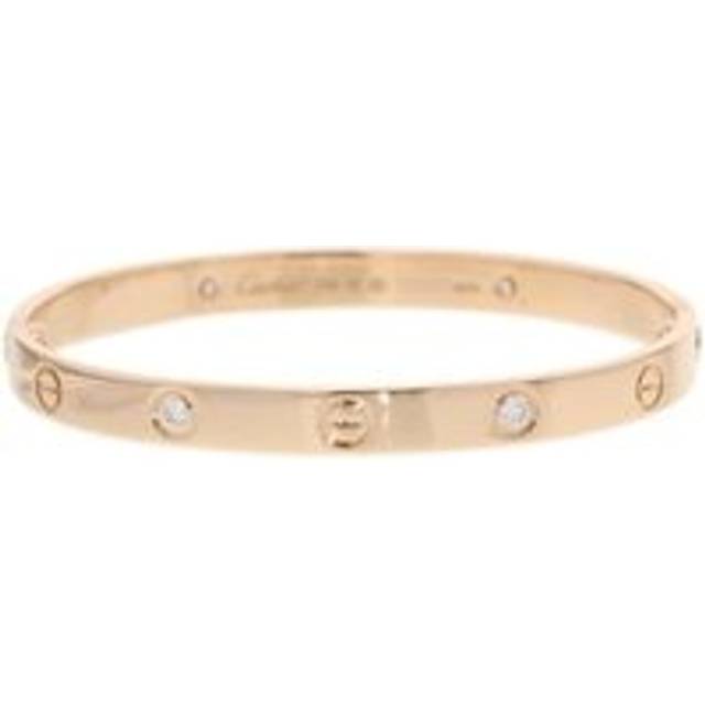 Womens Preloved Love Bracelet Rose Gold Diamonds Wo - Metallics - One Size