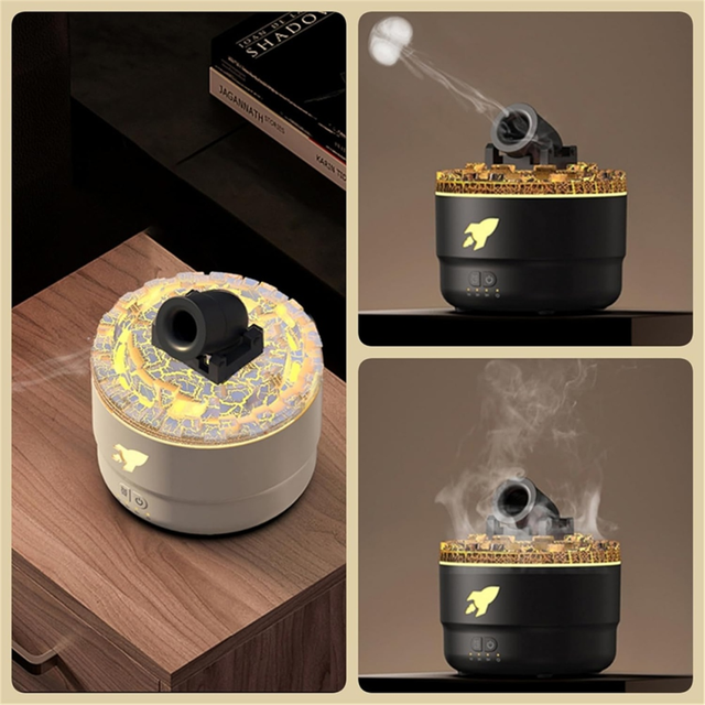 2PCS Mini Cannon Humidifier Aroma Diffuser with 2 Modes B