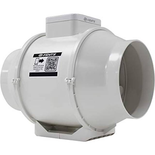 6 inch Loft Mounted Inline Shower Ceiling 150 mm Silent In-line Toilet Ventilator Powerful Ventilation Damp Control 150mm In Line Bathroom Extractor f