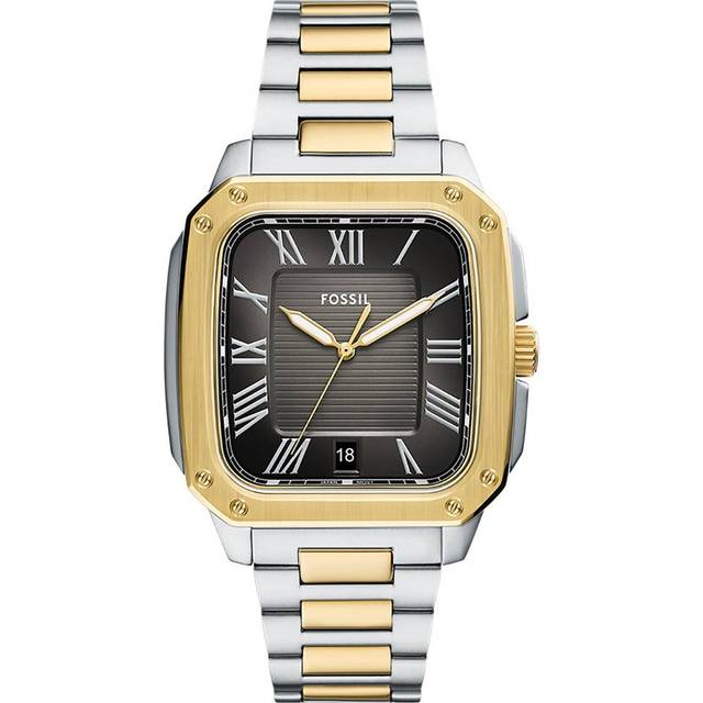 Fossil Herrenuhr Crosby FS6123 - bicolor