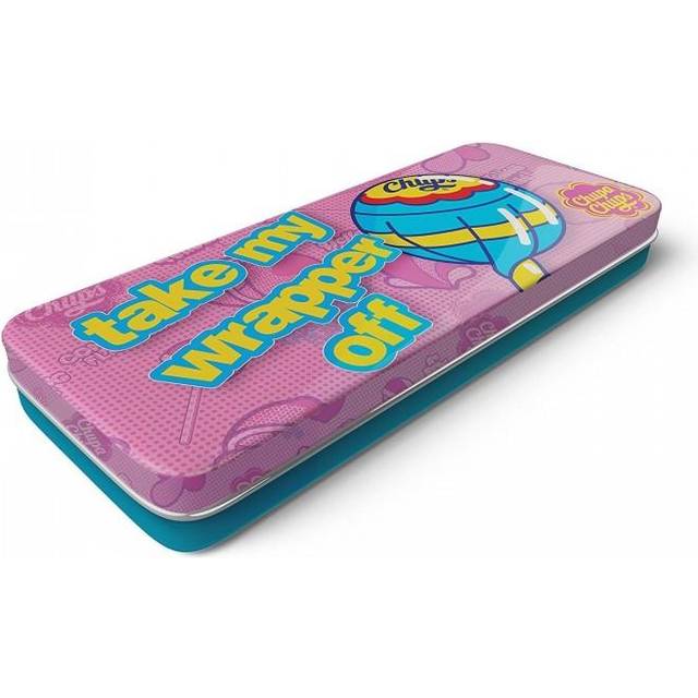 Chupa Chups Tin Pencil Case One Size pink/blue