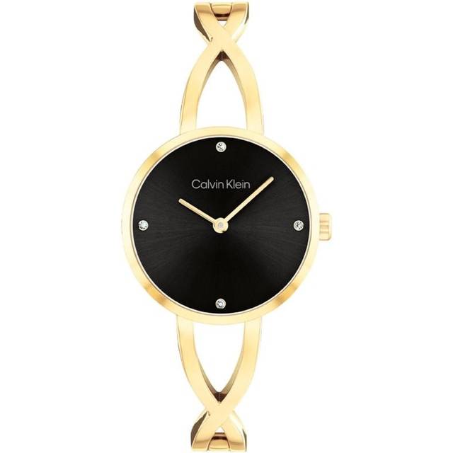 Gold Plated Steel Bracelet Watch - Gold - One Size