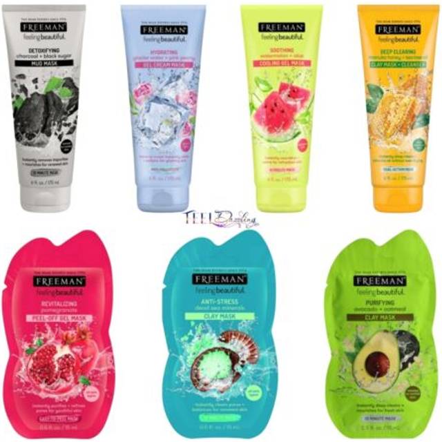 Freeman face mask hydrating cleansing 15ml to 175ml