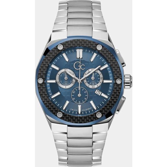 Marciano Guess Gc Steel Chronograph Watch - Silver - T/U