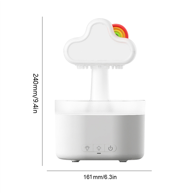 Mushroom Rain Drop Humidifier Relief Aromatherapy Diffuser (US) B