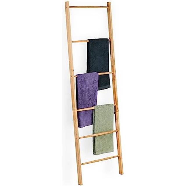 Towel stand bathroom dryer lightweight compact towel rack clothes stand 3 bars