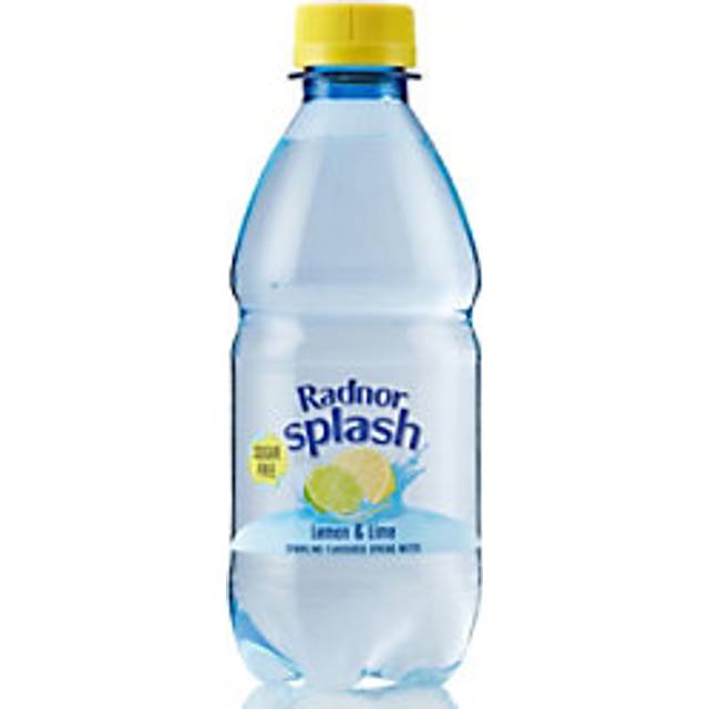 Radnor Hills Splash Sparkling Spring Water Lemon and Lime 24 Bottles of 330 ml