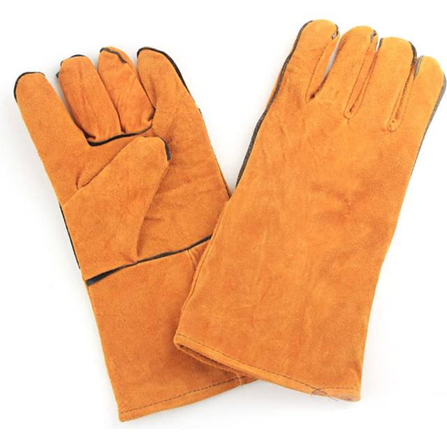 Forge Welding Gloves Cattlehide Thickened Prevents Scald Heat Fire Resistance Welder Gloves for