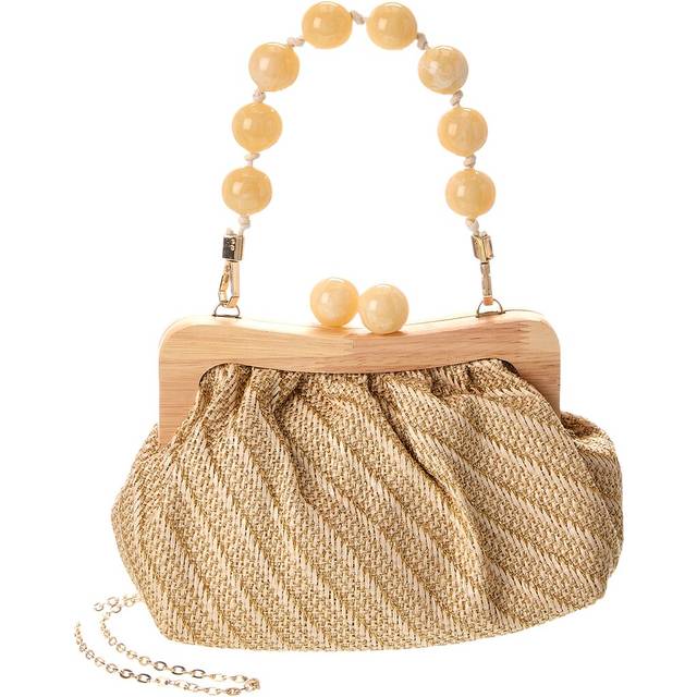 Dolce Vita Randy Medium Raffia Clutch
