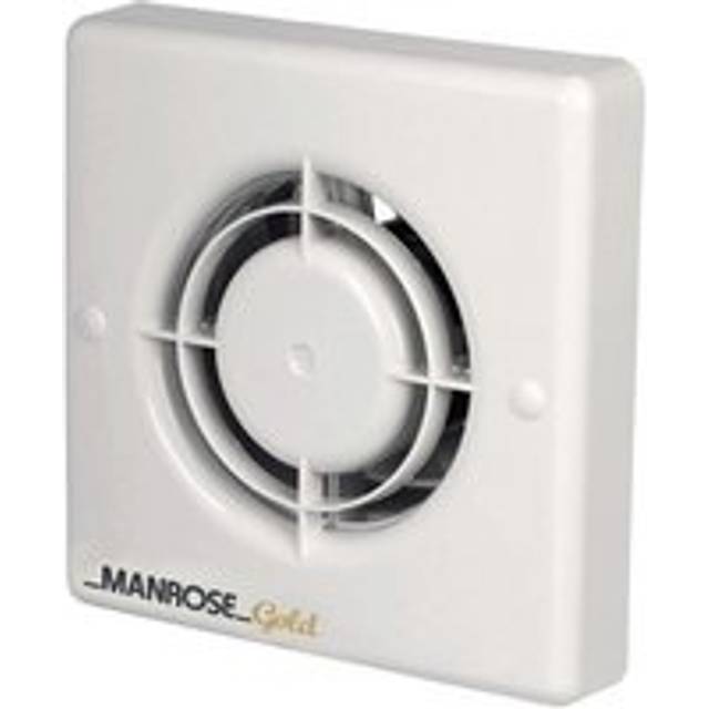 Manrose 20W Gold Axial Bathroom Extractor Fan with Pullcord - MG100P