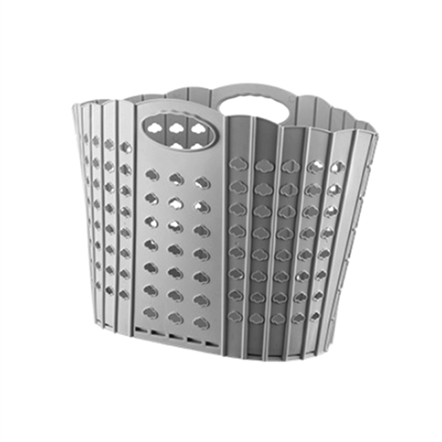 Folding Dirty Clothes Basket Laundry Multifunctional Portable Gray