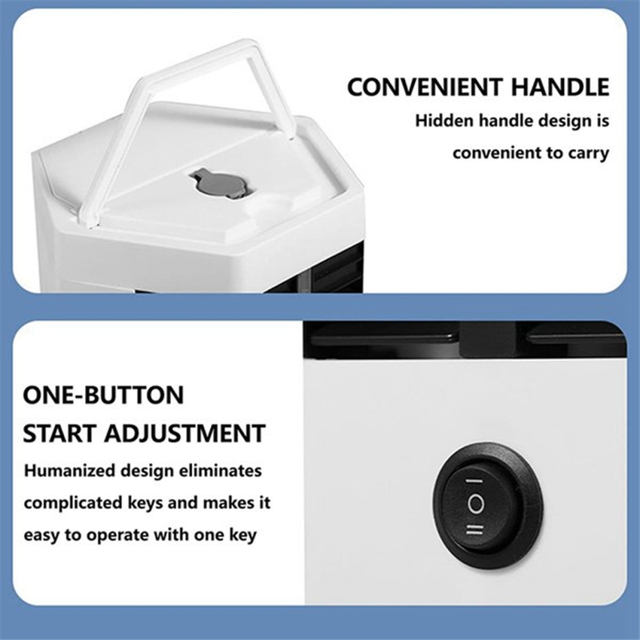 Portable Outdoor Sports mini Air Cooling small neck Fan USB Large Wind Powered Wireless Bladeless neck Fan white