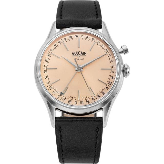 Vulcain Cricket President 39mm Pale Salmon Watch