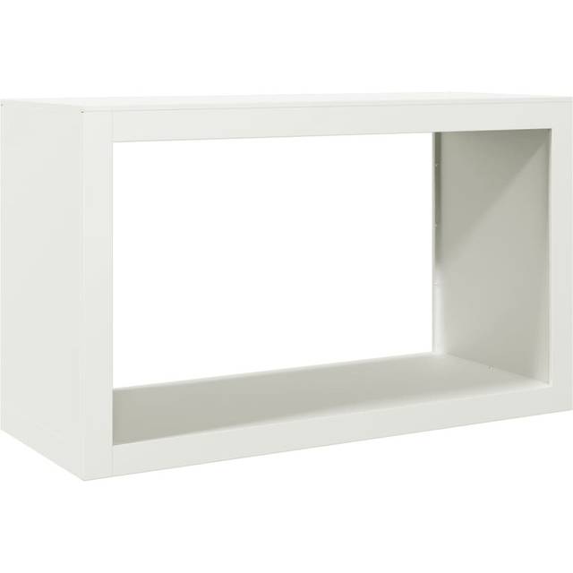 vidaXL Firewood Rack White 100x40x60 cm Steel