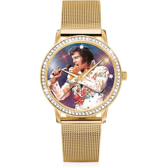 Elvis Presley ‘King of Rock ‘n’ Roll ’ Limited Edition Gold-Plated Ladies’ Watch